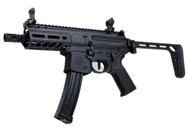SIG Sauer MPX-K Sportline Airsoft AEG Rifle (by SIG AIR & King Arms) - Black