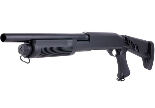 CYMA M870 3-Round Burst Multi-Shot Shell Loading Airsoft Shotgun