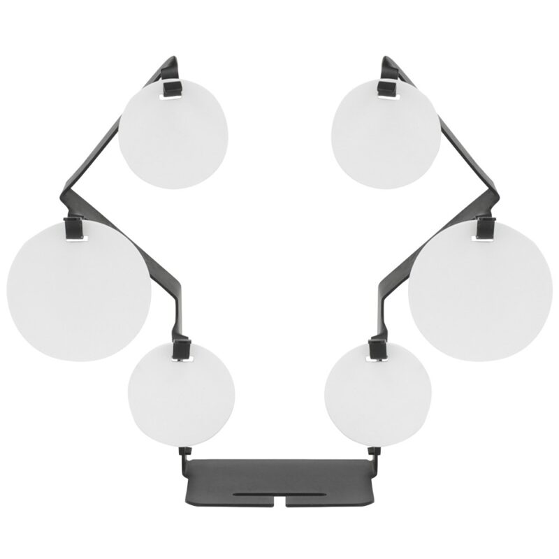 Juego de Blancos Geométricos Metálicos