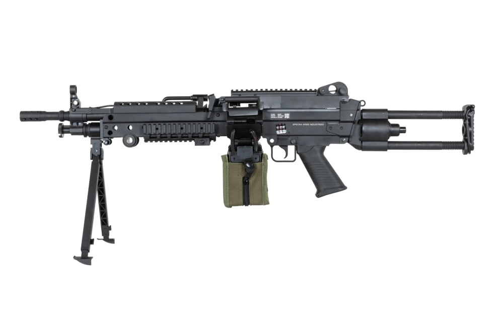 FN HERSTAL M249 PARA FLEX Ametralladora Airsoft AEG - Negro